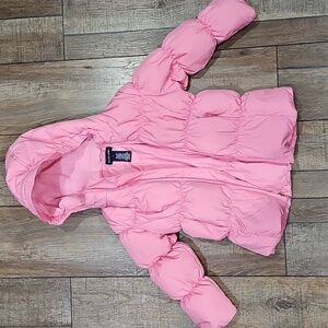Ralph Lauren Light Pink Kids Puffer Down Jacket